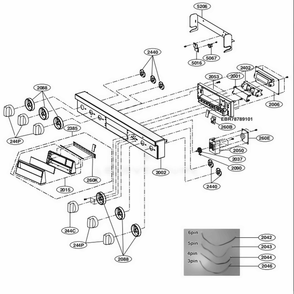 Part Location Diagram of MEY63494001 LG KNOB
