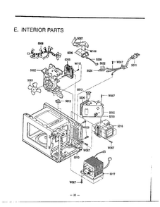 Microwave Complete Page 6 Diagram and Parts List for MA-870MW  LG Microwave