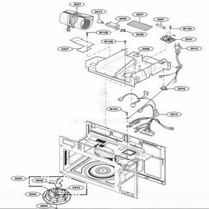 Part Location Diagram of EAM35001875 LG FILTER,AC LINE