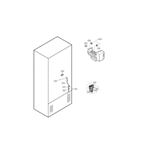 Ice Maker Diagram and Parts List for LDC22720TT 00 LG Refrigerator
