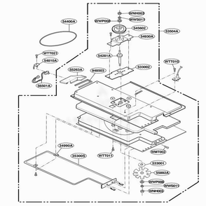 Plate Chamber Assy Parts Diagram and Parts List for KHMC107EBLO BKEKAD LG Range