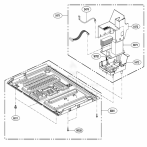 Part Location Diagram of AGU75510202 LG PLATE ASSEMBLY,BASE