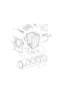 Part Location Diagram of 383EEL9001W LG PARTS ASSEMBLY