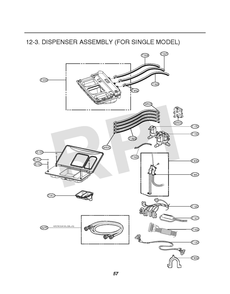 Diagram 3 Diagram and Parts List for GCWM1069QS7  LG Washer Dryer Combo