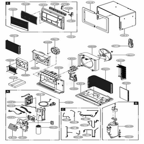 Part Location Diagram of AEC73577505 LG GUIDE ASSEMBLY,AIR