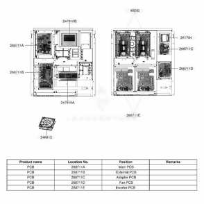 Part Location Diagram of EAU38500610 LG MOTOR ASSEMBLY,AC,COOLING
