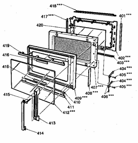 Part Location Diagram of 500500 LG Decoration