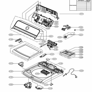 Part Location Diagram of AGL75452922 LG PANEL ASSEMBLY,FRONT