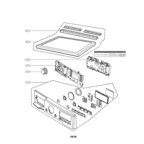 Part Location Diagram of AGU30071242 LG PLATE ASSEMBLY,TOP