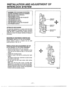 Installation/adj/interlock System Diagram and Parts List for MA-870MW  LG Microwave