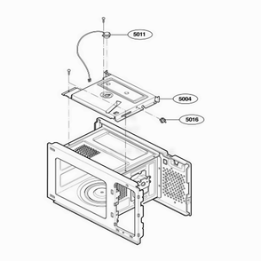 Sensor Parts Diagram and Parts List for 67903 AS1ESEA LG Wall Oven