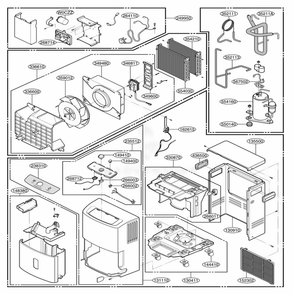 Part Location Diagram of 6871A20169B LG PCB ASSEMBLY,DISPLAY