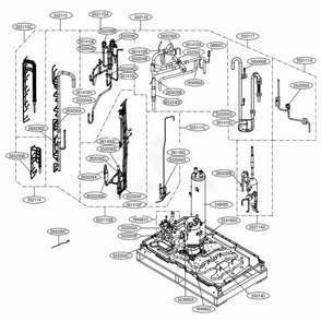 Main 3 Diagram and Parts List for ARUB121DTE4 AWGBLUS LG Air Conditioner