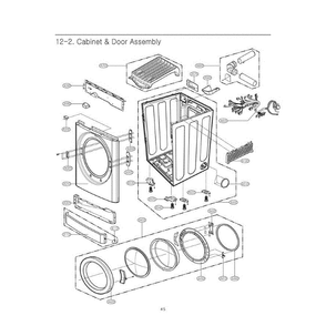 Section 2 Diagram and Parts List for DLE9577SM ATTEEUS LG Dryer