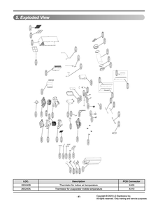 Diagram 1 Diagram and Parts List for LP0524WFR AT1AOSU LG Air Conditioner