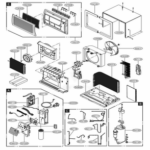 Part Location Diagram of ABQ74404929 LG CASE ASSEMBLY,CONTROL