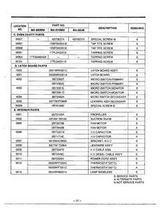 Microwave Complete Page 7 Diagram and Parts List for MA-844M  LG Microwave