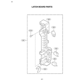 Section 7 Diagram and Parts List for LMV1630BB CB1ELGA LG Microwave Oven Combo