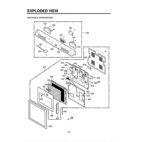 Section 2 Diagram and Parts List for LRSPC2661T ATICLGA LG Refrigerator