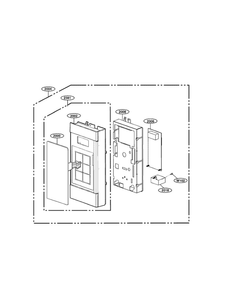 Controller Parts Diagram and Parts List for LMV1683SB 00 LG Microwave