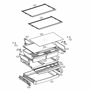 Refrigerator Parts Diagram and Parts List for LDCS24223P AMCCNA0 LG Refrigerator