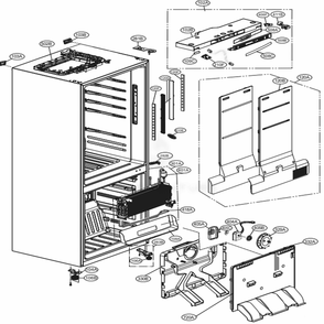 Part Location Diagram of ADP73673901 LG FAN ASSEMBLY