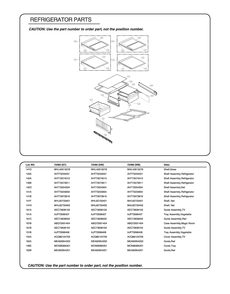 Refrigerator Parts Diagram and Parts List for GR-L31GHSXM ASTCSE1 LG Refrigerator