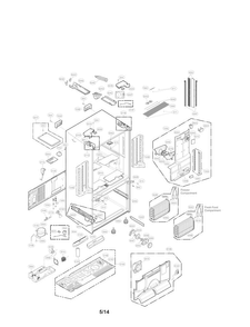 Part Location Diagram of EBR77042504 LG PCB ASSEMBLY,MAIN