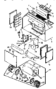 Part Location Diagram of 97010736 Maytag Range hood fan motor
