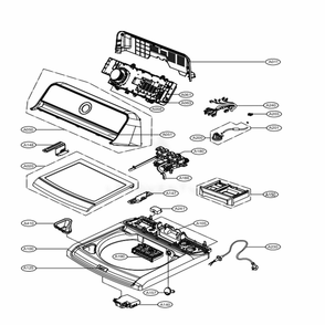 Part Location Diagram of EAM65090601 LG FILTER ASSEMBLY