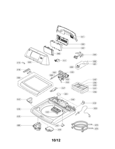 Part Location Diagram of MGC62002303 LG PANEL,REAR