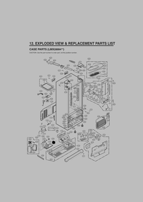 Case Parts Diagram and Parts List for GR-L28ANSHP ASTCNA1 LG Refrigerator