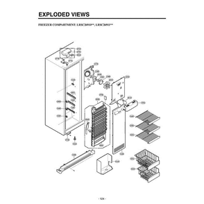 Section 2 Diagram and Parts List for LRSC26910SW ASWCLGA LG Refrigerator