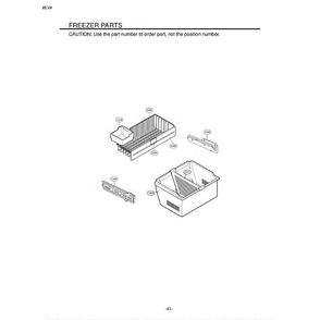 Section 6 Diagram and Parts List for LFC20740ST ASTCLGY LG Refrigerator