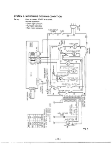 Schematic Diagram Page 2 Diagram and Parts List for MH-1355M  LG Microwave