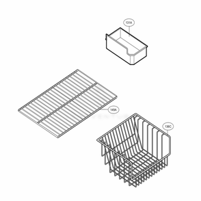 Freezer Parts Diagram and Parts List for 78272 ASW1SER LG Refrigerator