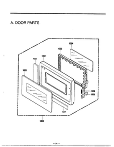 Microwave Complete Diagram and Parts List for MA-844M  LG Microwave