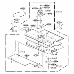 Plate Chamber Assy Parts Diagram and Parts List for YKHMC107EWH0 WHEKAC LG Range