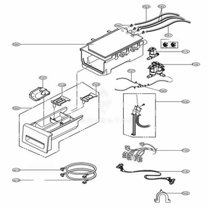 Part Location Diagram of EAD64005809 LG HARNESS,MULTI