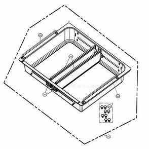 Full Convert Drawer Parts Diagram and Parts List for LRMVS3006D ASBCNA0 LG Refrigerator
