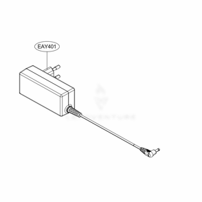 Adaptor Diagram and Parts List for A906SM AFSELGA LG Upright Vacuum