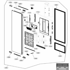 Main 4 Diagram and Parts List for S5BBG ALBEEUS LG Dryer