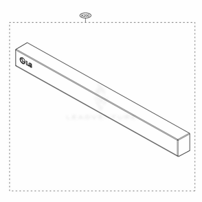 Panel Assembly Diagram and Parts List for LDPN6761T ASTEEUS LG Dishwasher