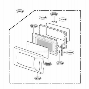 Part Location Diagram of 3720W0D109L LG PANEL,[DOOR]