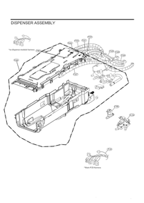 Part Location Diagram of ACZ74190807 LG DISPENSER ASSEMBLY