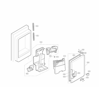 Ice Maker Parts Diagram and Parts List for 79573065410  Kenmore Refrigerator
