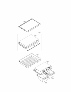 Refrigerator Parts Diagram and Parts List for 79578002210  Kenmore Refrigerator