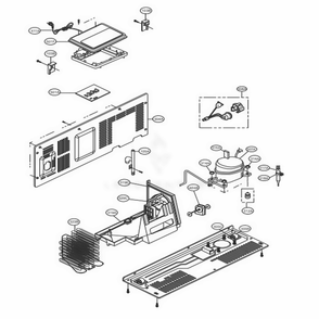 Part Location Diagram of EBR85624973 LG PCB ASSEMBLY,MAIN