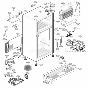 Part Location Diagram of MEA62933401 LG GUIDE,FAN