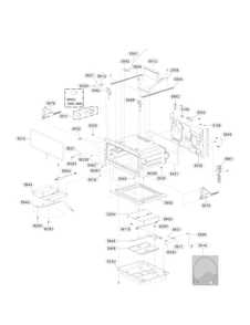Part Location Diagram of MFZ64539601 LG PACKING,GASKET